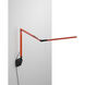 Z-Bar Mini LED 2.6 inch Orange Wall Mount Desk Lamp Wall Light